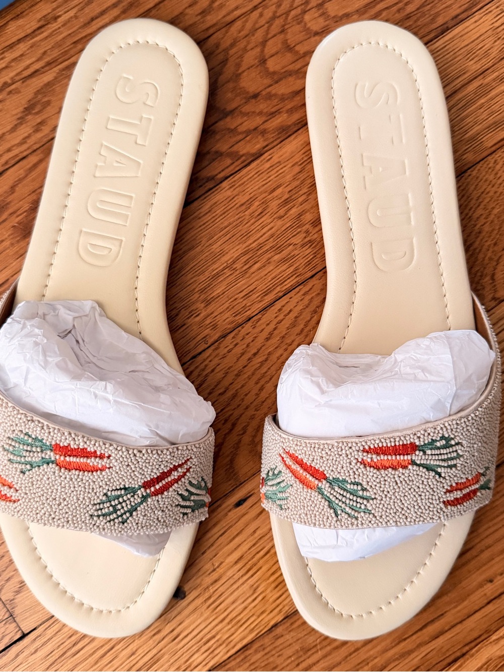 STAUD Gracie flat sandals - Picture 3 of 6
